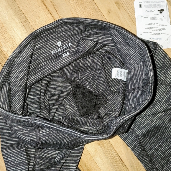 New Athleta Power-Up Capri, Gray - Picture 7 of 12